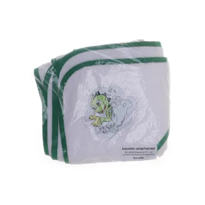 Badponcho (Wit, Groen) van Aok