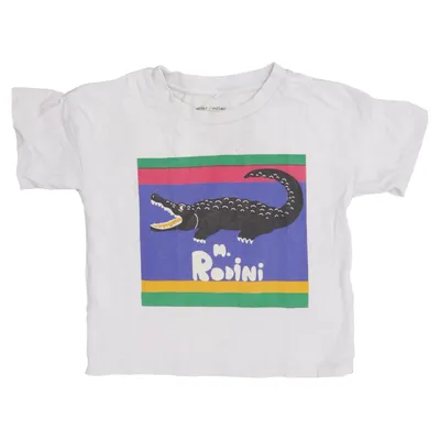 T-shirt (Blanc, Multicolore) de Mini Rodini Élasthane, Coton biologique