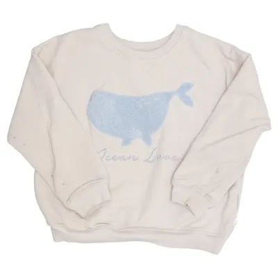 Sweatshirt (Beige) fra Leevje Elastan, Økologisk bomuld