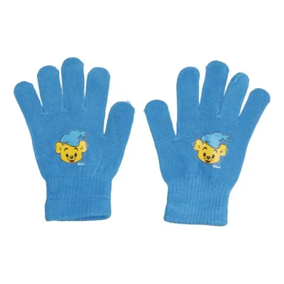 Gants (Bleu) de Sibylla Acrylique, Élasthane, Polyester