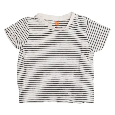 T-shirt (Sort, Beige) fra Hema Bomuld