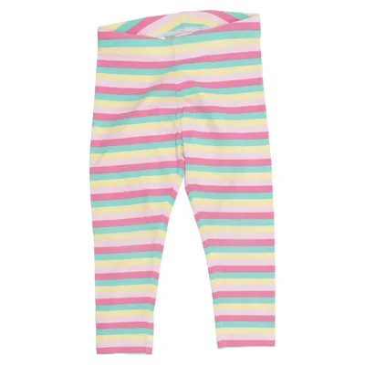 Leggings (Rosa, Gul, Grön, Flerfärgad) från Basic U Elastan, Ekologisk bomull