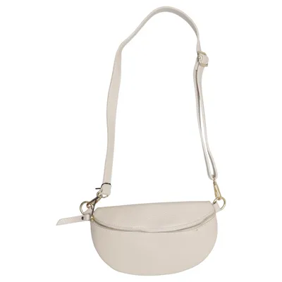 Waist bag (Beige) from Borse in Pelle Leather