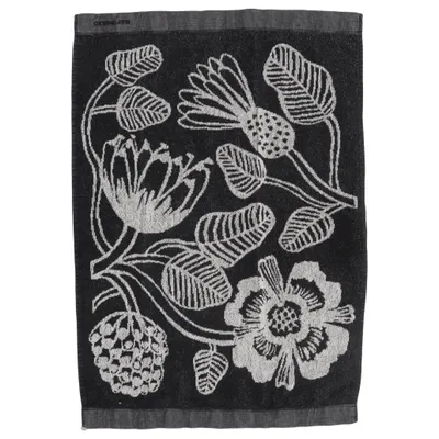 Handdoek (Zwart, Wit) van Marimekko Katoen