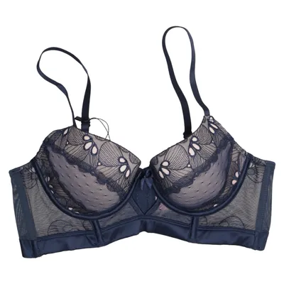 Bra (Blue, Pink) from Hunkemöller Elastane, Polyamide, Polyester