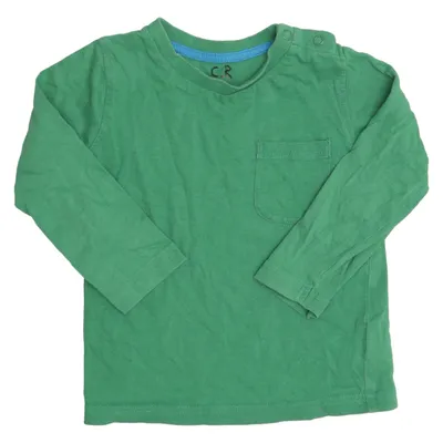 Long sleeve T-shirt (Green) from Mothercare Cotton, Elastane