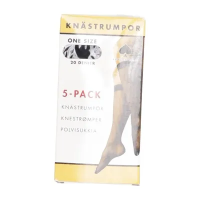 Knee socks (Black) from Spader Dam Polyamide