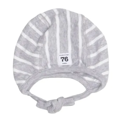 Beanie (Gray, White, Multicolored) from Polarn O. Pyret Cotton