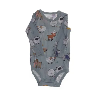 Body (Grön, Flerfärgad) från Lindex Baby Bomull, Elastan