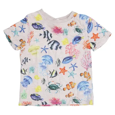 T-shirt (Beige, Multicolore) de Karolina Kijak x H&M Coton