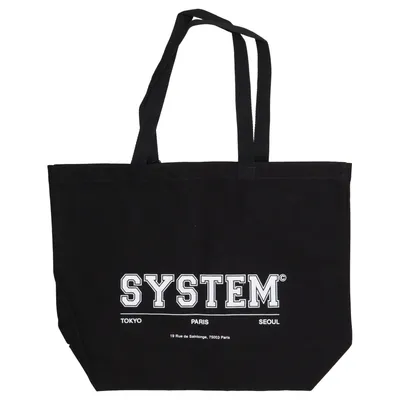 Sac en toile (Noir) de System