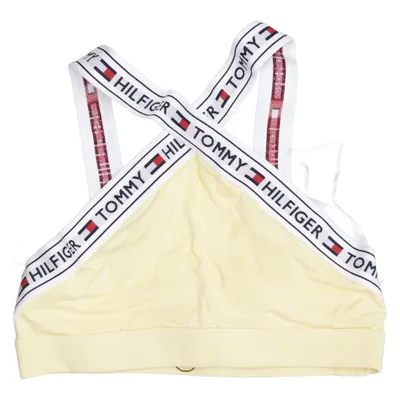 Sports bra (Yellow) from Tommy Hilfiger Elastane, Polyamide, Polyester