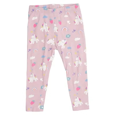 Leggings (Pink, Flerfarvet) fra Sweetie Bomuld, Elastan