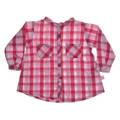 Blouse (Pink, White) from Okay Cotton