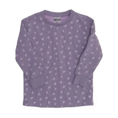 Sweatshirt (Purple, White) from Pocopiano Cotton, Polyester