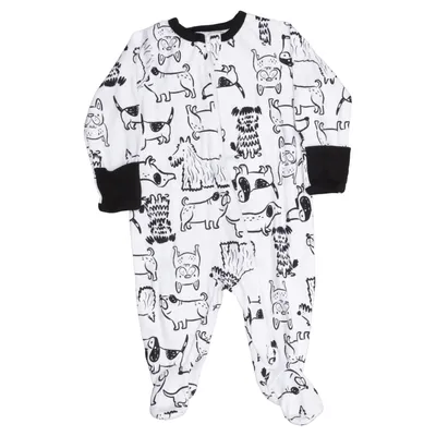 Sparkdräkt (Vit, Svart) från Wonder Nation Bomull, Återvunnen polyester