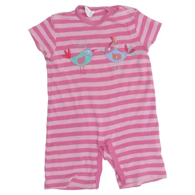 Rompers (Pink) from Sense Organics Organic cotton