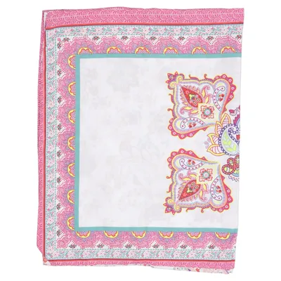 Pillowcase (Pink, White, Multicolored) from Primark Home Cotton, Polyester