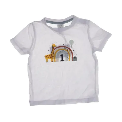 T-shirt (White, Multicolored) from Alana Cotton