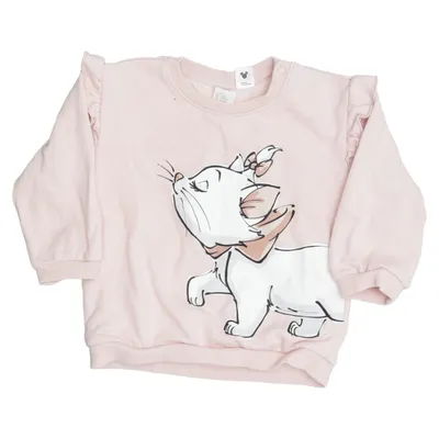 Sweatshirt (Roze) van H&M Kids x Disney Katoen, Elastaan, Polyester