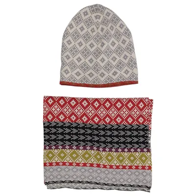 Accessoarset (Grå, Beige, Röd) från Gudrun Sjödén Ekologisk bomull