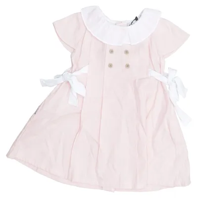 Jurk (Roze, Wit) van Babidu Katoen