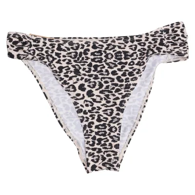 Bas de bikini (Beige, Noir) de Sans Complexe Élasthane, Polyamide, Polyester