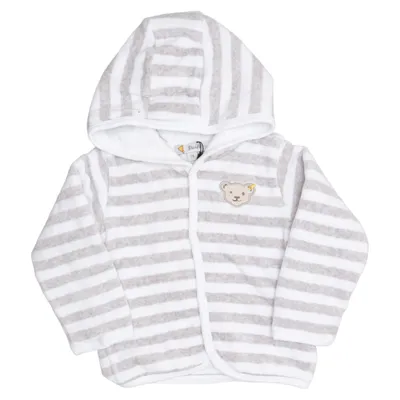 Sweat à capuche (Blanc, Gris) de Steiff Coton