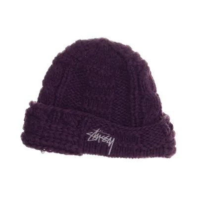 Beaniemössa (Lila) från Stüssy Akryl, Ull
