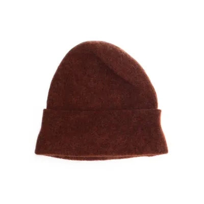 Beaniemössa (Orange) från Samsøe & Samsøe Alpackaull, Elastan, Merinoull, Återvunnen polyester