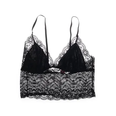 Bralette (Black) from Hunkemöller Elastane, Polyamide, Polyester