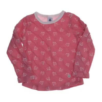 Sweatshirt (Pink) from Petit Bateau Cotton, Wool