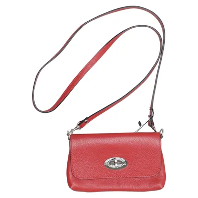 Shoulder-bag (Red) from Oui Cotton, Leather