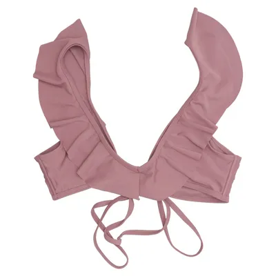 Bikini top (Pink) from ASOS Swim Elastane, Polyester