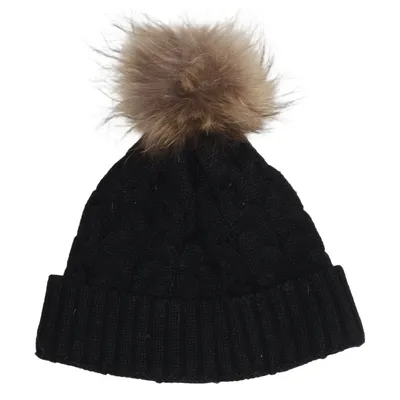 Bonnet à pompon (Noir, Marron) de Börjesson