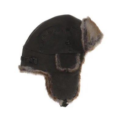 Trapperhatt (Grön) från Barts Bomull, Nylon, Polyester, Pälsimitation