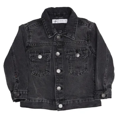 Veste en jean (Gris) de Zara Coton
