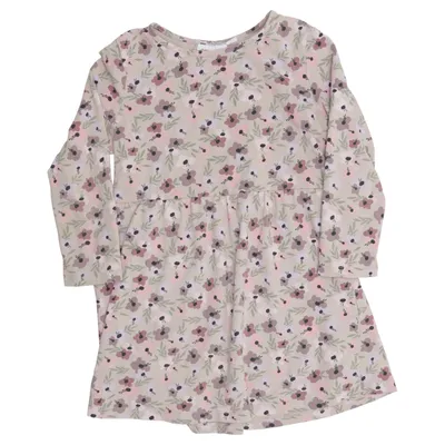 Jurk (Beige, Roze, Lila) van Amy & Lucy Katoen, Elastaan