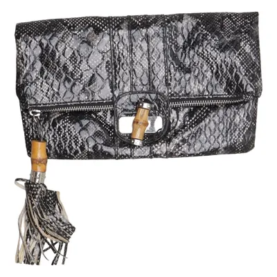 Abendtasche (Schwarz, Grau) von Friis & Company Lederimitat