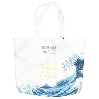 Canvas bag (White, Blue, Multicolored) from Biotherm