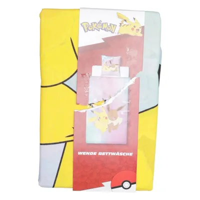 Påslakan (Gul, Flerfärgad) från Pokémon Bomull