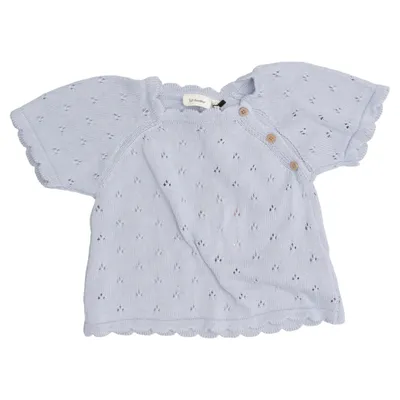 Sweater (Blue) from Lil' Atelier Organic cotton, Recycled cotton