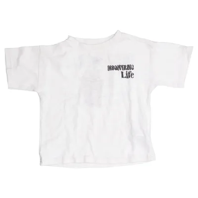T-shirt (Weiß) von Zara Baumwolle, Polyester
