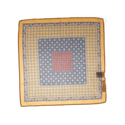 Mouchoir (Bleu, Jaune, Rouge) de Dressmann Soie