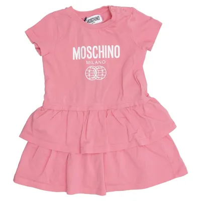 Klänning (Rosa) från Moschino Baby Bomull, Elastan