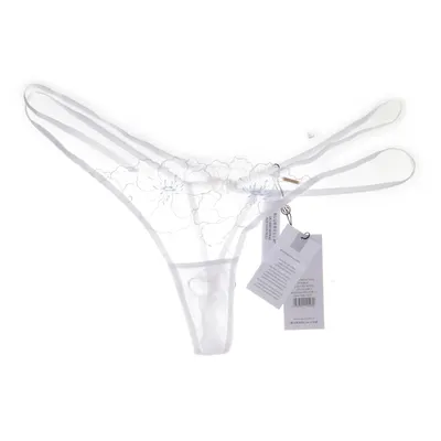 Strings (Blanc) de Bluebella Coton, Élasthane, Polyamide, Polyester