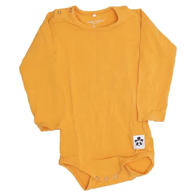 Body (Gelb) von Mini Rodini Bio-Baumwolle, Polyurethan