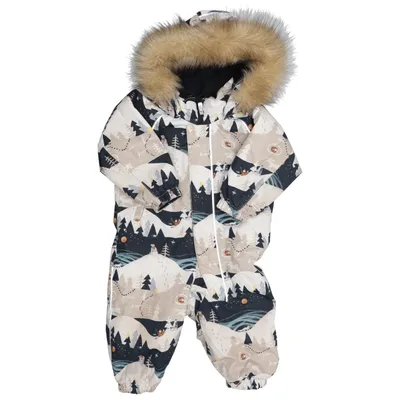 Overall (Beige, Svart, Flerfärgad) från Reima Akryl, Polyester, Polyuretan