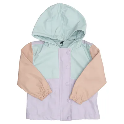Regnjakke (Lilla, Grøn, Beige) fra Zeeman Bomuld, Polyester, Polyurethan