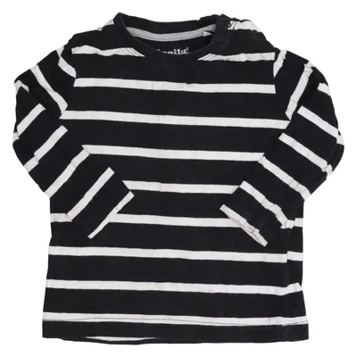 T-shirt à manches longues (Noir, Blanc) de Lupilu Coton
